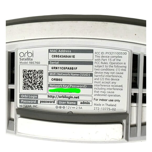 Netgear Orbi WiFi 6 Router Tri-band Mesh Add-on Satellite RBS760 Home Office - Picture 4 of 12